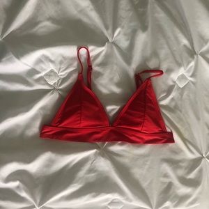 red zaful bikini top